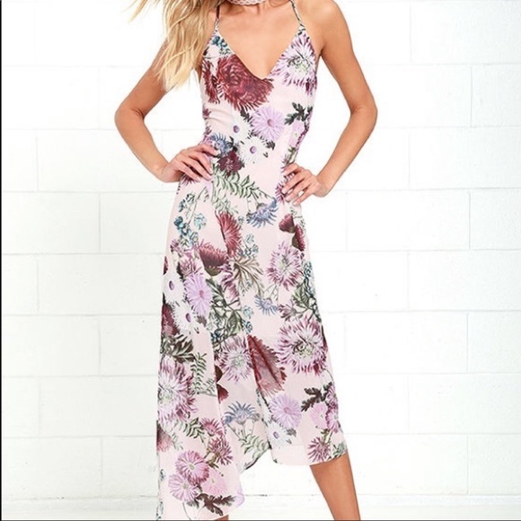 NWT Keepsake One Life Floral Blush Pink Dress - Picture 2 of 3